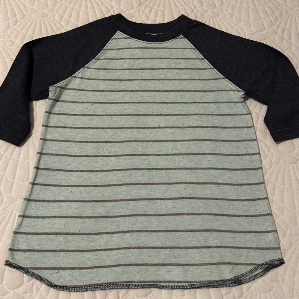 Gap 3/4 Sleeve Baseball TShirt- Kids Size S (6-7)